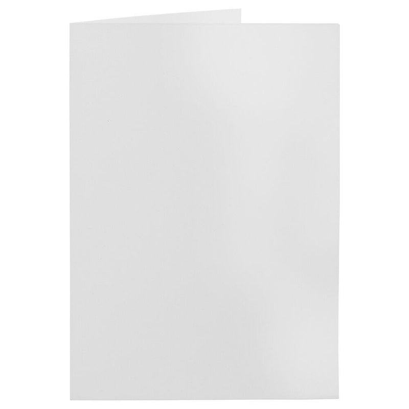 LUXPaper A6 Folded Cards | 4 5/8" x 6 1/4" | White | 100lb. Cover | 50 Qty - Image 2
